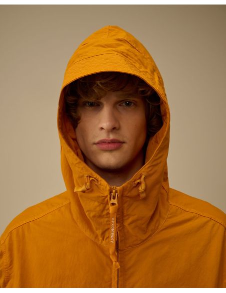 VESTE A CAPUCHE AVEC GILET INTERIEUR ORANGE