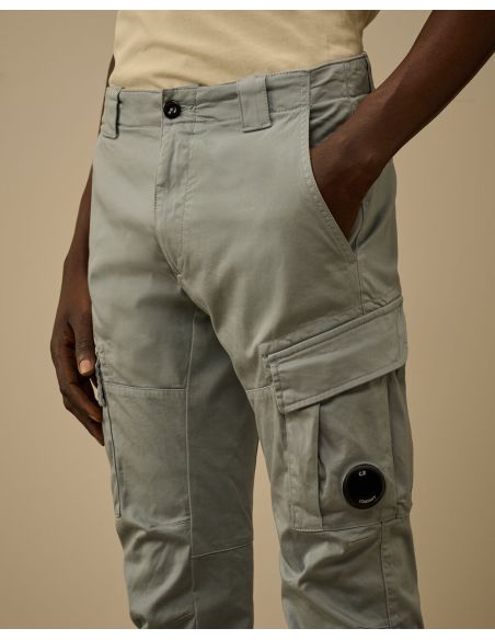 SILVER BLUE CARGO PANTS