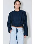 JACKET VITTORIA NAVY WHITE STRIPES