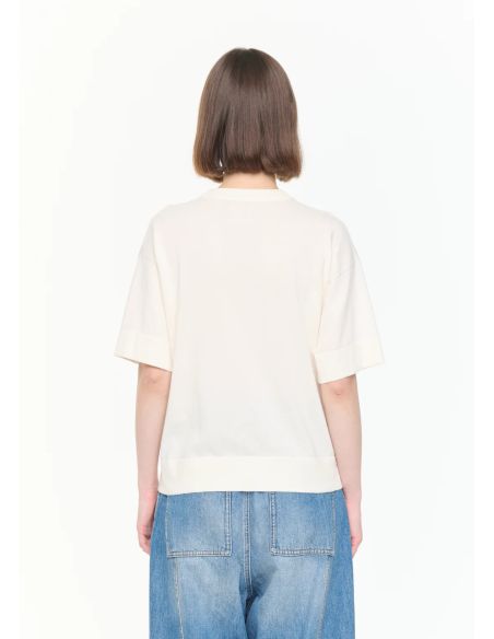 KNIT INTARSIA FLORAL WHITE / MULTICOLOR