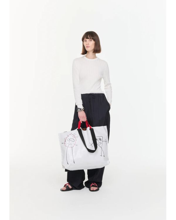 PANTALON DÉCONTRACTÉ BLEU / NOIR