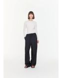PANTALON DÉCONTRACTÉ BLEU / NOIR