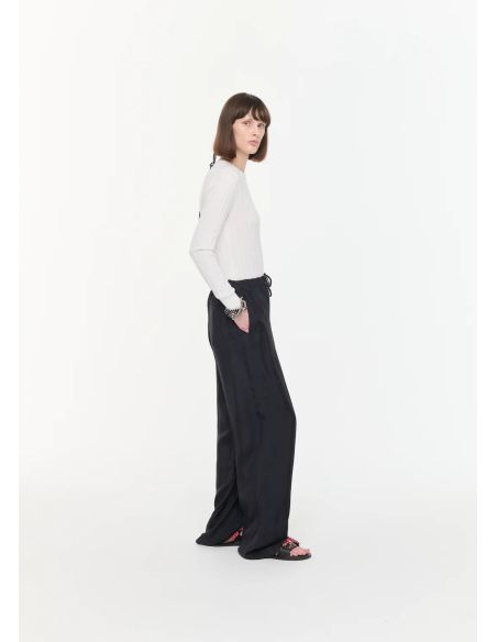 RELAXED PANTS BLUE BLACK