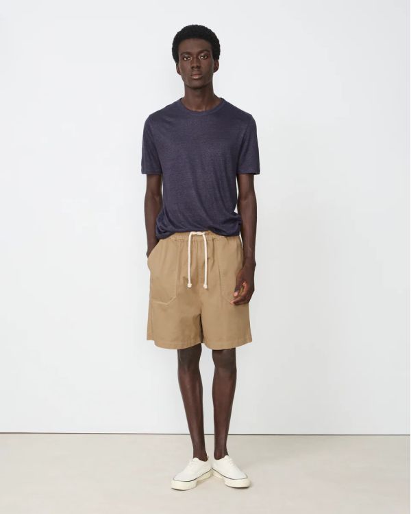 TSHIRT GARMENT DYED LINEN