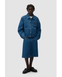 ROUND POCKET DENIM SHORTS RAW DENIM