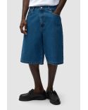 ROUND POCKET DENIM SHORTS RAW DENIM