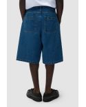 SHORT EN JEAN À POCHES RONDES DENIM BRUT
