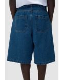 ROUND POCKET DENIM SHORTS RAW DENIM