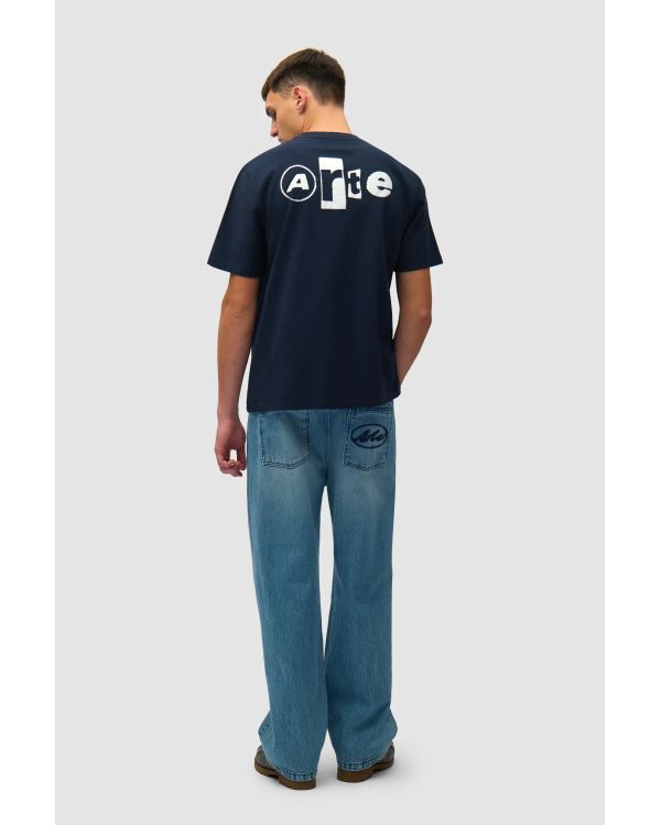 BACK COLLAGE TSHIRT NAVY