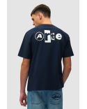 BACK COLLAGE TSHIRT NAVY