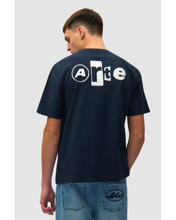 BACK COLLAGE TSHIRT NAVY