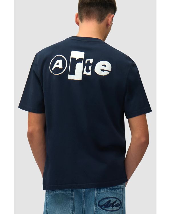 BACK COLLAGE TSHIRT NAVY