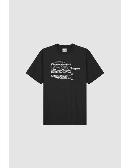 ADDRESS TSHIRT BLACK