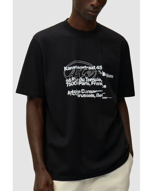 ADDRESS TSHIRT BLACK