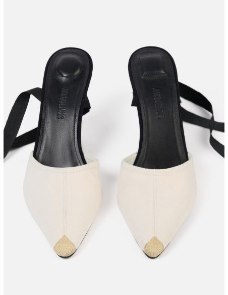 LES ESPADRILLES HAUTES BEIGE CLAIR