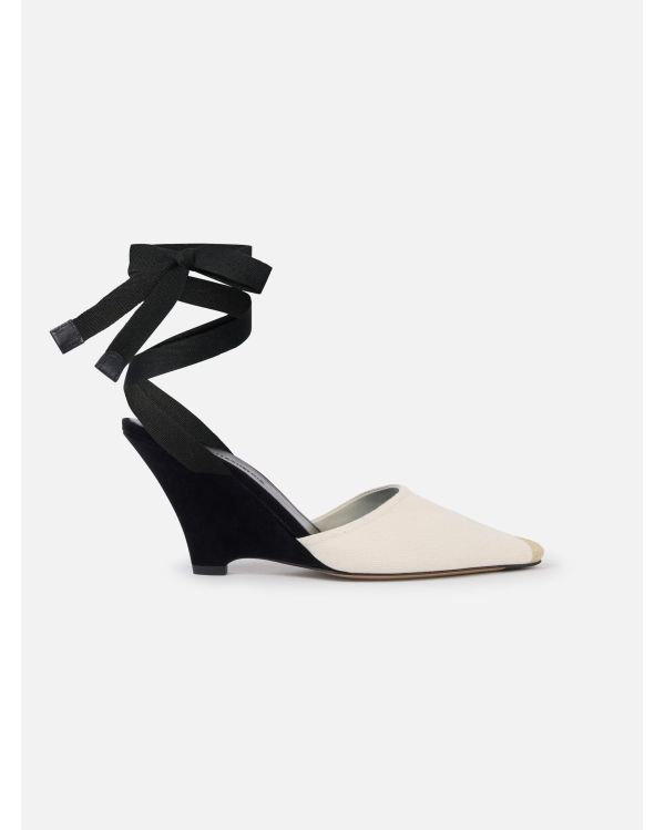 LIGHT BEIGE HIGH ESPADRILLES
