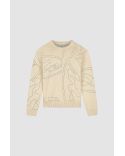 ALLOVER CIRCLE LOGO KNIT