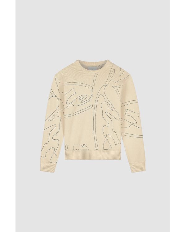 PULL TRICOT LOGO CERCLE SURFACE