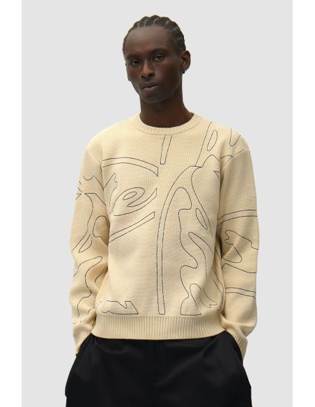 PULL TRICOT LOGO CERCLE SURFACE