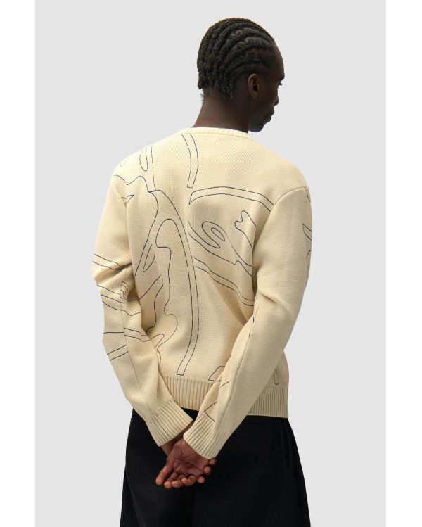 ALLOVER CIRCLE LOGO KNIT