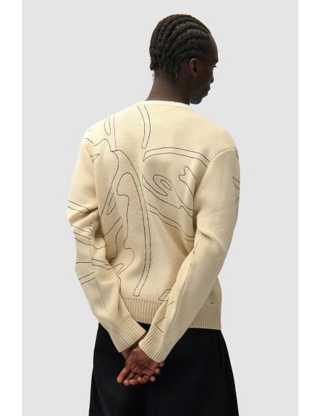 PULL TRICOT LOGO CERCLE SURFACE