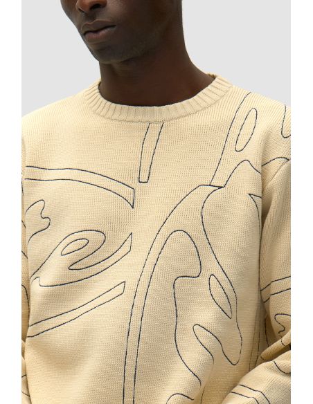 PULL TRICOT LOGO CERCLE SURFACE