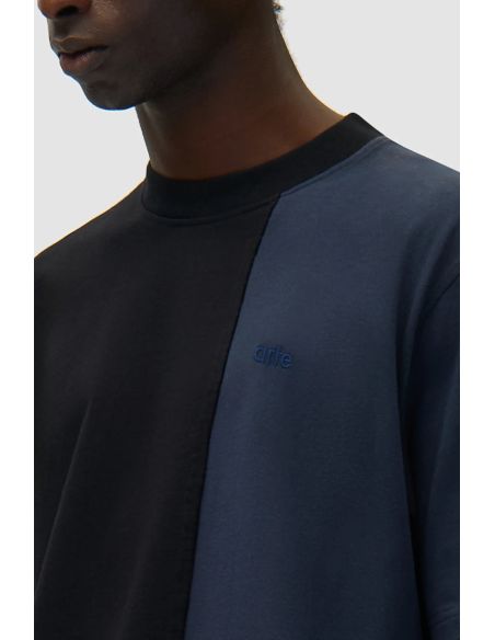 DUO COLOUR TSHIRT NAVY / BLACK