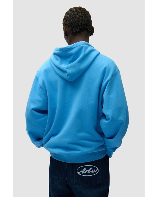 SWEAT À CAPUCHE ZIPPÉ LOGO CERCLE BLEU 2