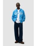 SWEAT À CAPUCHE ZIPPÉ LOGO CERCLE BLEU