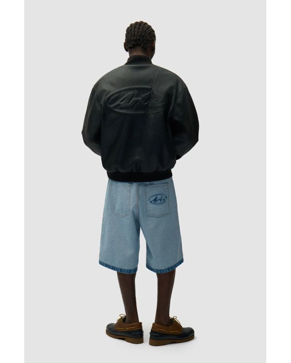 VESTE UNIVERSITAIRE EN CUIR
