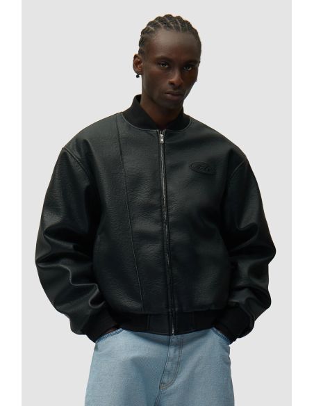 VESTE UNIVERSITAIRE EN CUIR