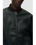 LEATHER VARSITY JACKET