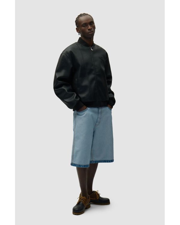 VESTE UNIVERSITAIRE EN CUIR