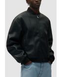 LEATHER VARSITY JACKET