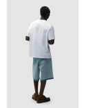 DENIM INSIDE / OUT SHORTS BLEACH
