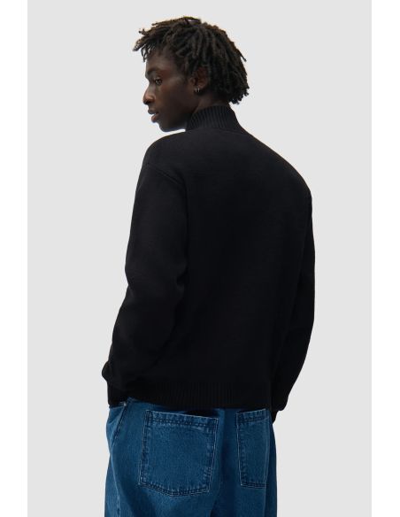 CARDIGAN À COL DIELS NOIR