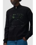 CARDIGAN À COL DIELS NOIR