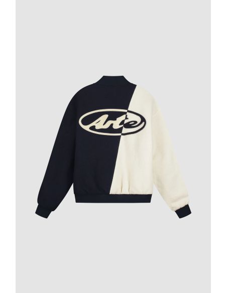 WOOL VARSITY JACKET BLUE / WHITE