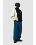 WOOL VARSITY JACKET BLUE / WHITE