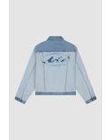 VESTE EN DENIM INSIDE / OUT BLEACH