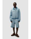 DENIM INSIDE / OUT JACKET BLEACH