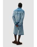 DENIM INSIDE / OUT JACKET BLEACH