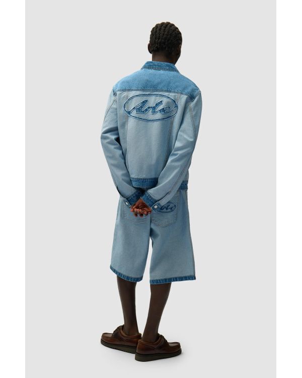 DENIM INSIDE / OUT JACKET BLEACH 2