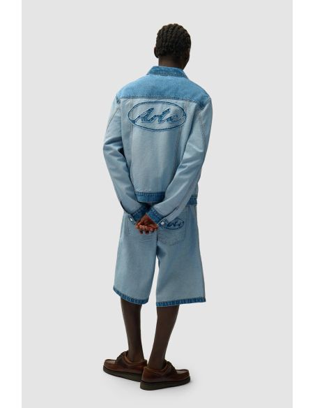 VESTE EN DENIM INSIDE / OUT BLEACH