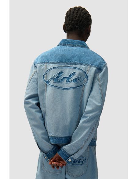 VESTE EN DENIM INSIDE / OUT BLEACH