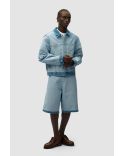 DENIM INSIDE / OUT JACKET BLEACH