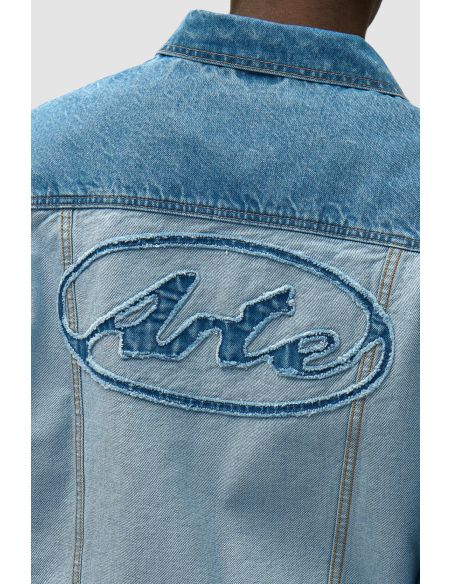 VESTE EN DENIM INSIDE / OUT BLEACH