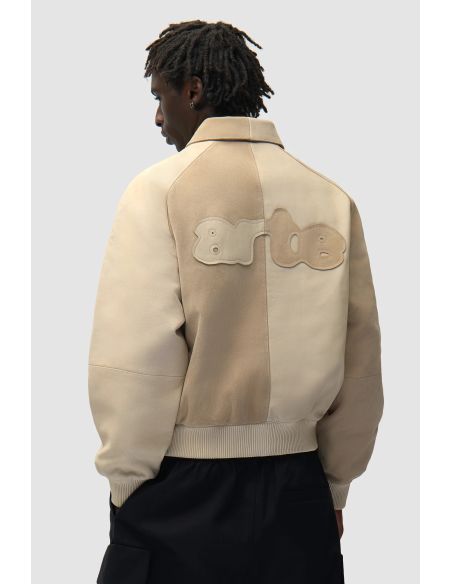 MULTI LEATHER JACKET CREAM