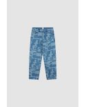DENIM ALLOVER PANTS RAW DENIM