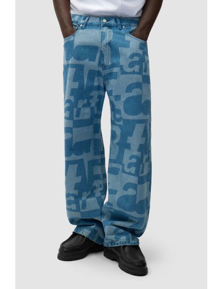 PANTALON EN DENIM INTÉGRAL DENIM BRUT